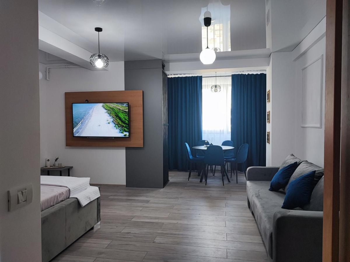 Apartament Studio Teo Blue In Mamaia Nord Navodari Dış mekan fotoğraf