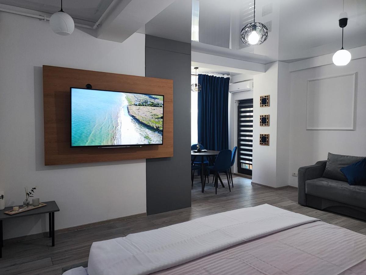 Apartament Studio Teo Blue In Mamaia Nord Navodari Dış mekan fotoğraf