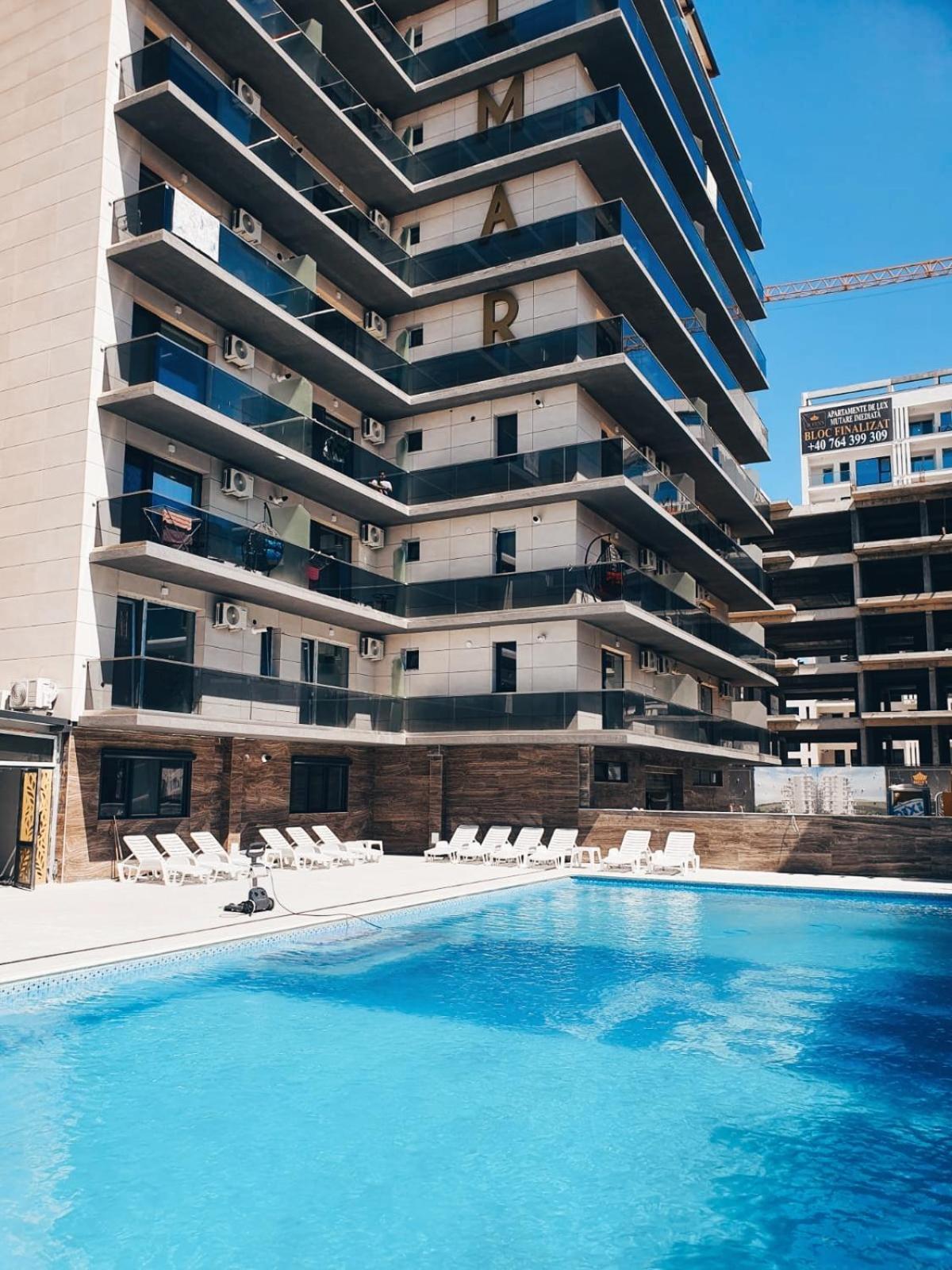 Apartament Studio Teo Blue In Mamaia Nord Navodari Dış mekan fotoğraf